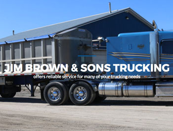 Jim Brown & Sons Trucking Ltd. website